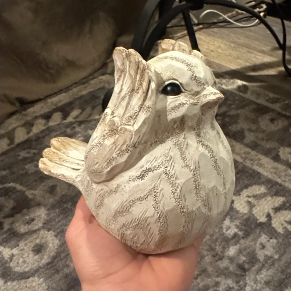 Set of Three Adorable Charming Bird Figurines